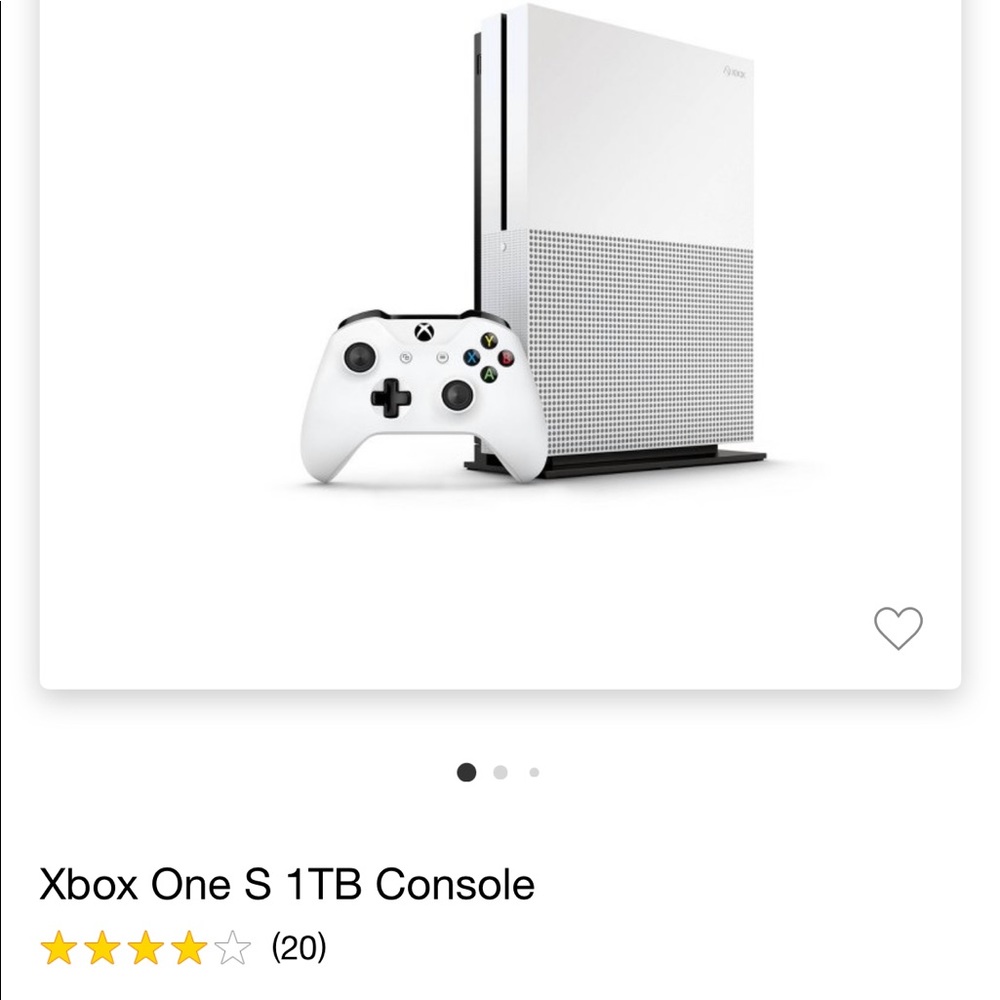 Xbox one s 1tb console with wireless controller